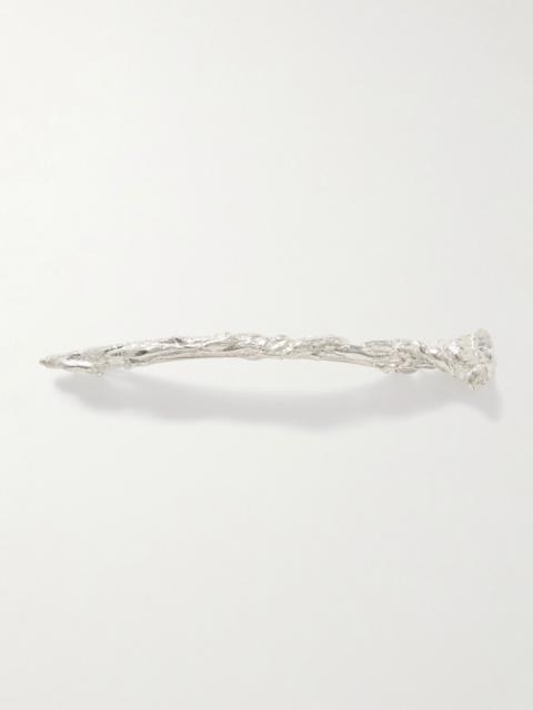 Completedworks Silver-plated hair clip Silver