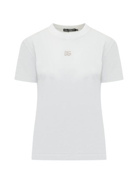 Dolce & Gabbana embellished-logo T-shirt