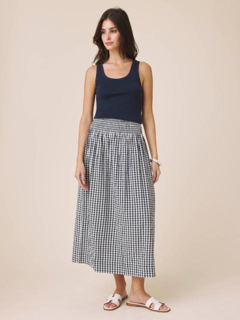 Splendid Gigi Gingham Midi Skirt