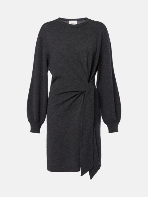 LISA YANG Abrielle gathered cashmere sweater dress