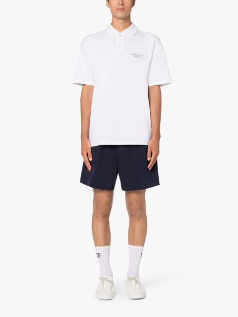 Mackintosh RAIN X SHINE WHITE POLO SHIRT