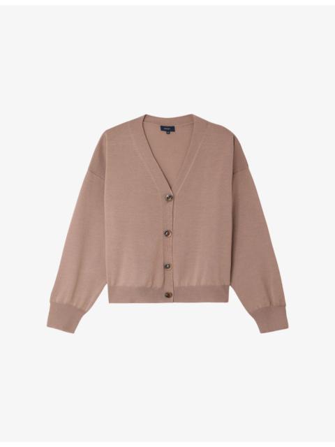 soeur Idem Relaxed-Fit Wool Cardigan