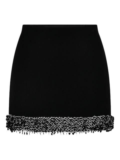 SIMKHAI Dua embellished mini skirt