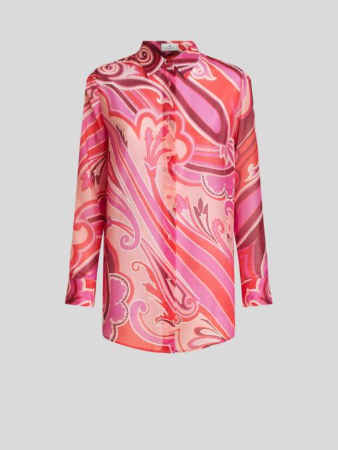 PAISLEY COTTON AND SILK SHIRT