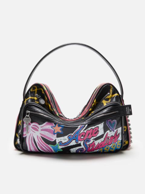 Acne Studios Camero Camera printed bag - Black