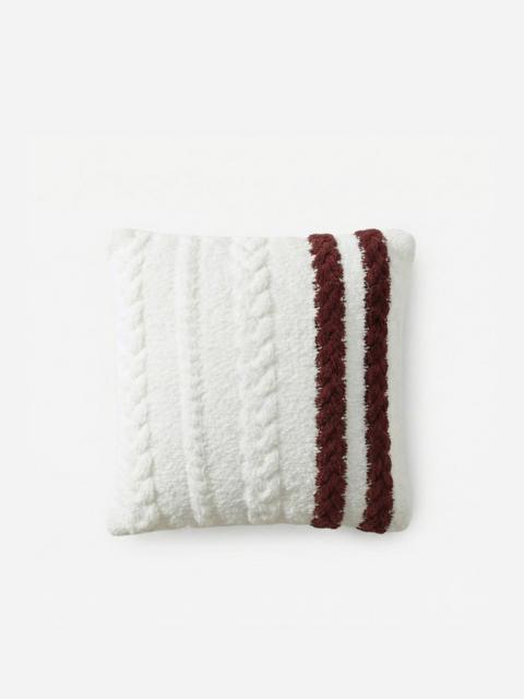 FREE PEOPLE Sunday Citizen Snug Braided Two-Stripes Throw Pillow