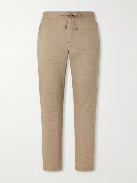 FRESCOBOL CARIOCA Straight-Leg Cotton Suit Trousers
