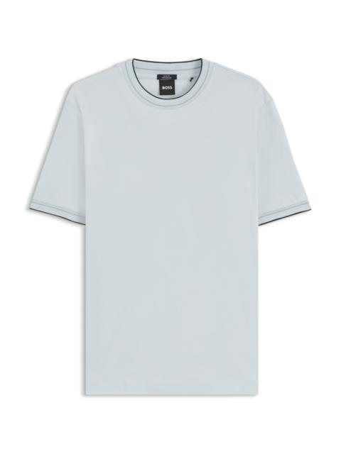 BOSS SLIM-FIT COTTON T-SHIRT WITH CREW NECK