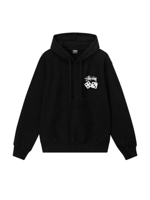 Stussy Dice Pigment Dyed Hoodie 'Black'