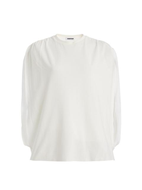 DARKPARK Tracy Cotton Jersey Top white