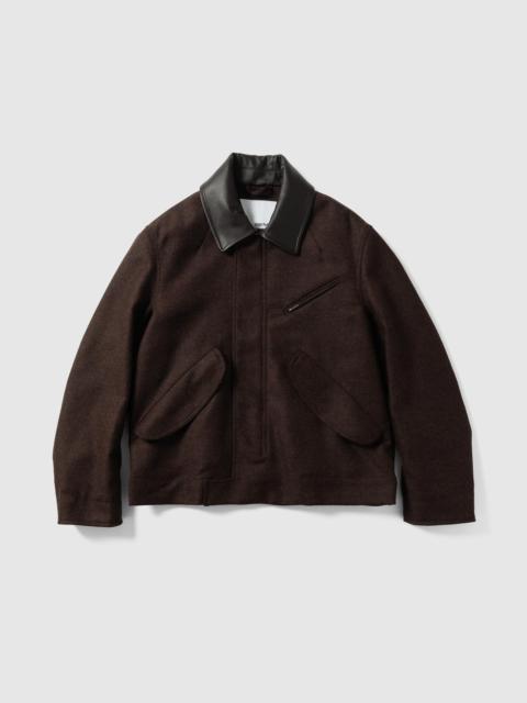 sage NATION Painter Jacket Wool Mocha Brown