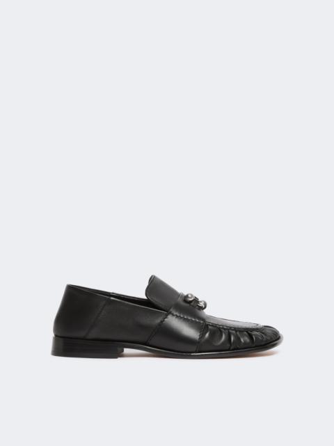 Sportmax Nappa leather moccasins - BLACK