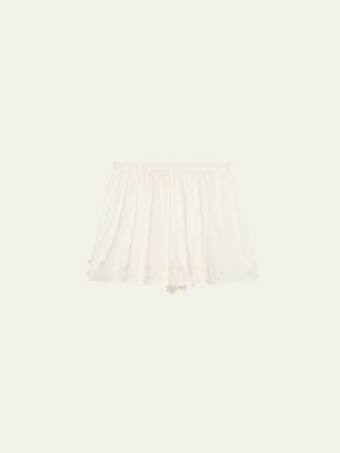 ULLA JOHNSON Nima Cotton Coverup Shorts