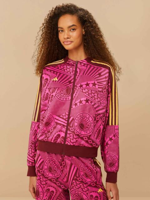 FARM RIO Adidas Tropicla Club Pink Jacket