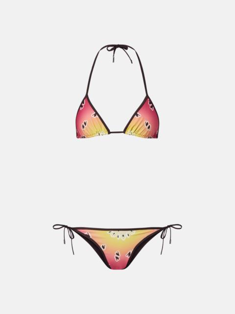THE ATTICO Printed bikini