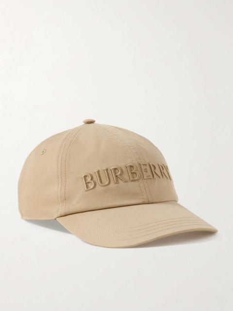 Burberry Logo-Embroidered Cotton-Twill Baseball Cap