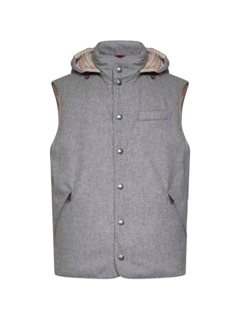 Brunello Cucinelli Brunello Cucinelli Hooded Padded Gilet