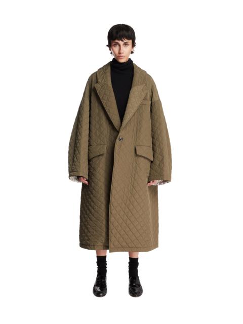 Maison Margiela Green Quilted Coat