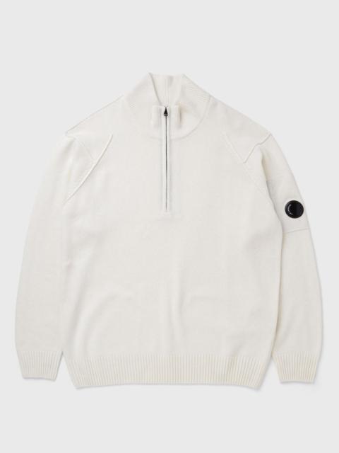 C.P. Company LAMBSWOOL GRS HALF ZIP SWEATER