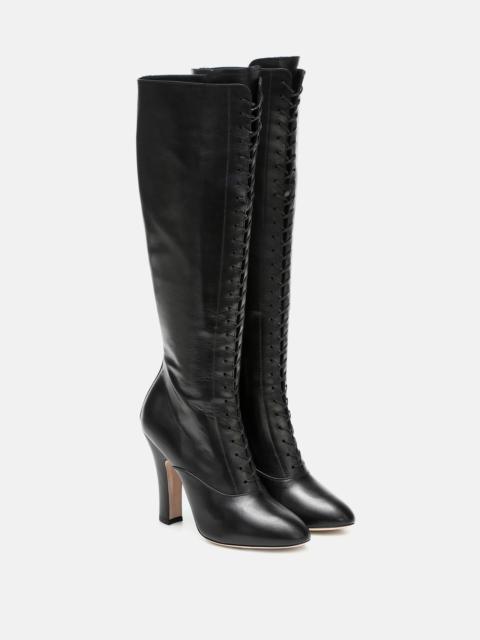 Miu Miu Leather knee-high boots