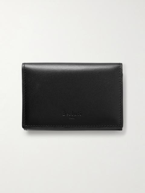 Berluti Imbuia Neo Scritto Leather Bifold Cardholder