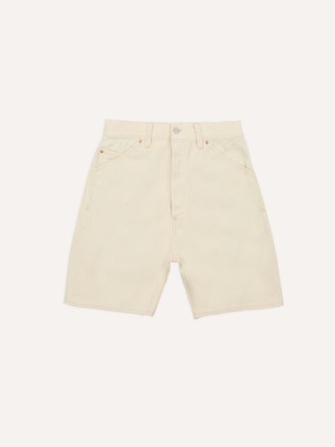 Drake's Ecru 12.7oz Selvedge Denim Five-Pocket Shorts
