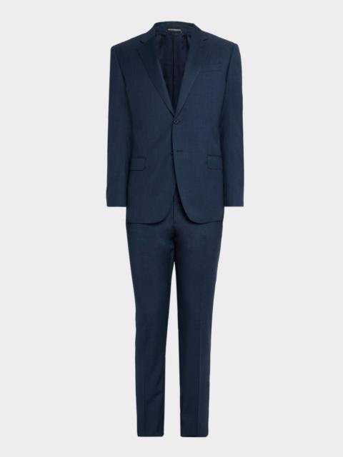 EMPORIO ARMANI Men's Wool Micro-Houndstooth G Line Suit