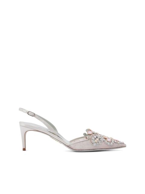 RENE CAOVILLA 50mm Veneziana slingback pumps