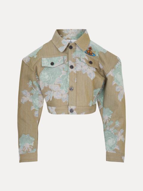 Vivienne Westwood CROPPED DENIM BOXER JACKET | REVERSIBLE