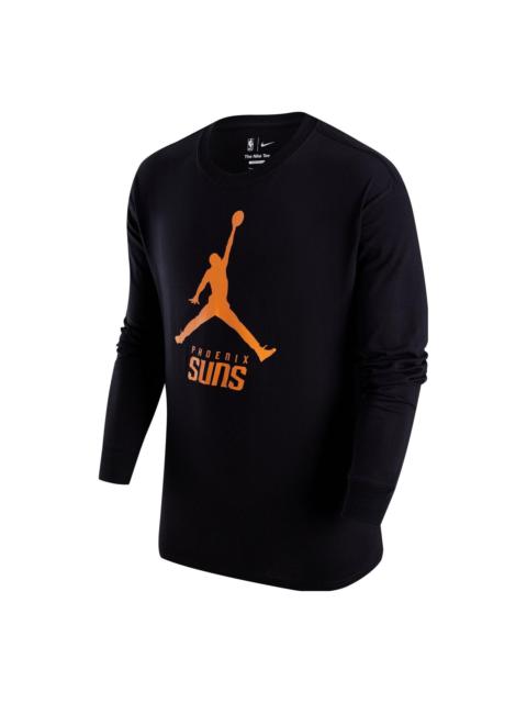 Jordan 공기 요르단 x NBA 피닉스 Suns Essential Long-Sleeve 티셔츠 '블랙' FN1281-010