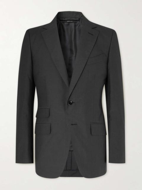 TOM FORD O'Connor Slim-Fit Silk, Linen and Wool-Blend Blazer