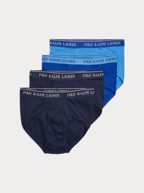 Polo Ralph Lauren Cotton Wicking Mid-Rise Brief 4-Pack