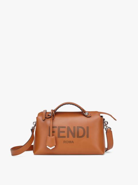 FENDI Brown leather Boston bag
