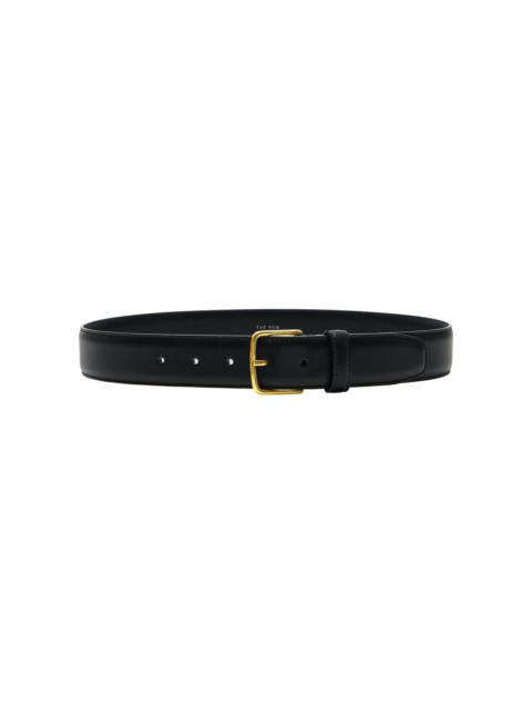 The Row Maxi Classic Leather Belt black