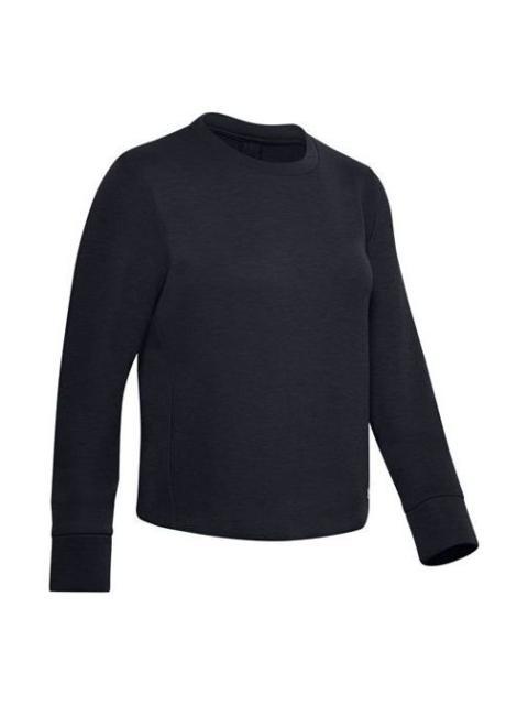 Under Armour (WMNS) Under Armour Unstoppable Back Mesh Zipper Training Pullover Black 1344159-001
