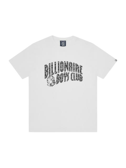 BILLIONAIRE BOYS CLUB LEOPARD PRINT ARCH LOGO T-SHIRT