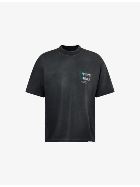 REPRESENT Private Members Logo Cotton-Blend T-shirt