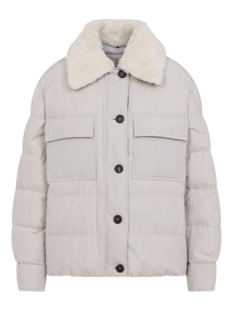 Brunello Cucinelli fur-collar jacket