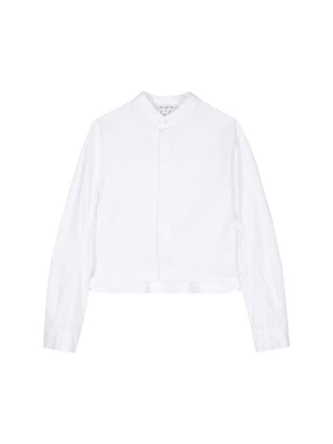 long-sleeve cotton shirt