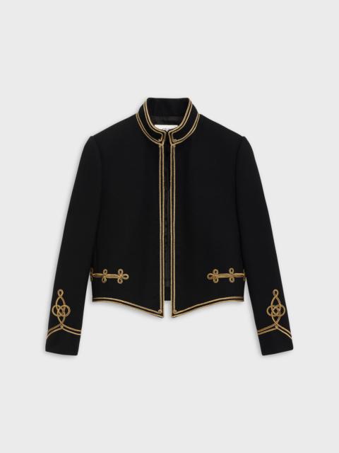 CELINE SPENCER MILITARY JACKET IN JAPANESE FLANNEL