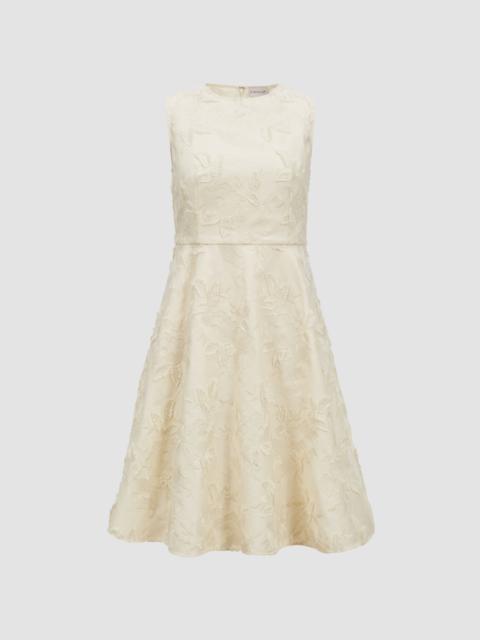 Moncler Floral Gabardine Dress