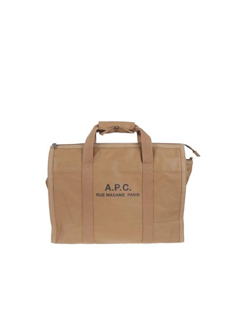A.P.C. Recuparation logo-print holdall