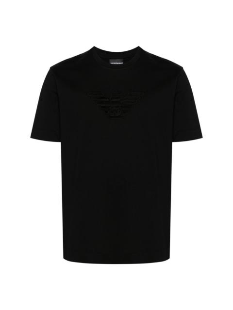 EMPORIO ARMANI logo-patch T-shirt