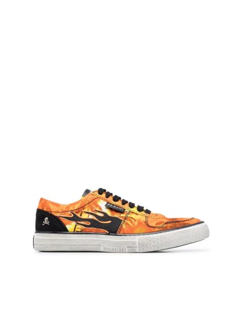 PHILIPP PLEIN Flame low-top sneakers