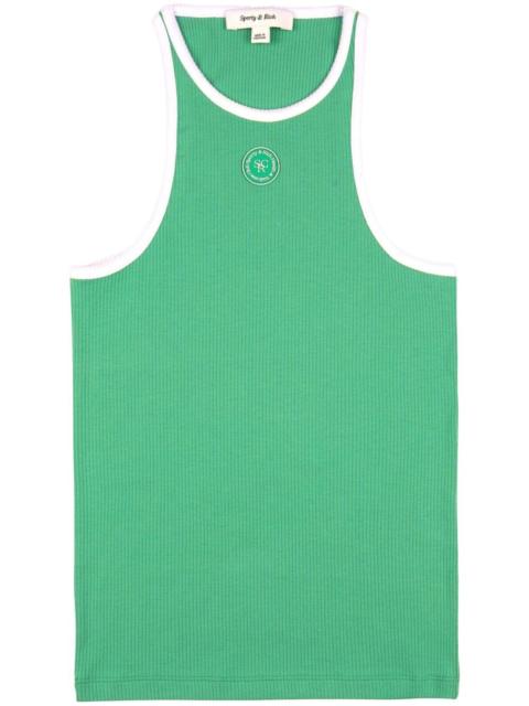 Sporty & Rich SRHWC ribbed tank top