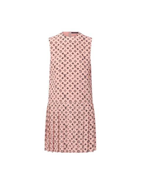 Louis Vuitton Washed Monogram Pleat Dress