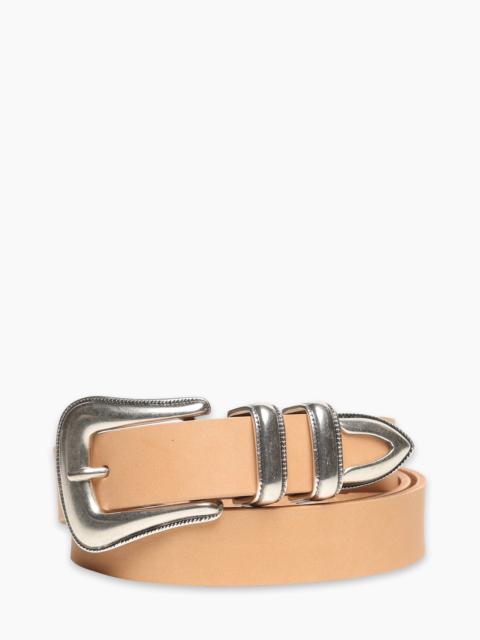 Nudie Jeans NUDIE JEANS WESTERN SILVER BELT NATURAL