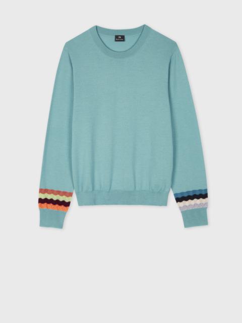 Paul Smith Women's Multi Colour Zig Zag Sleeve Sweater