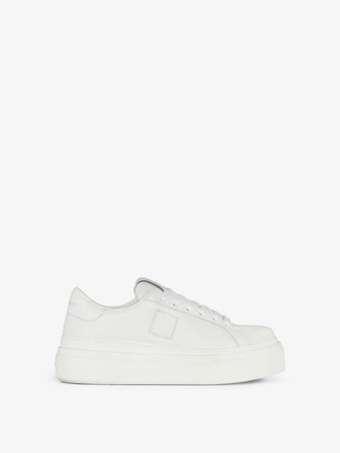 CITY PLATFORM SNEAKERS IN LEATHER