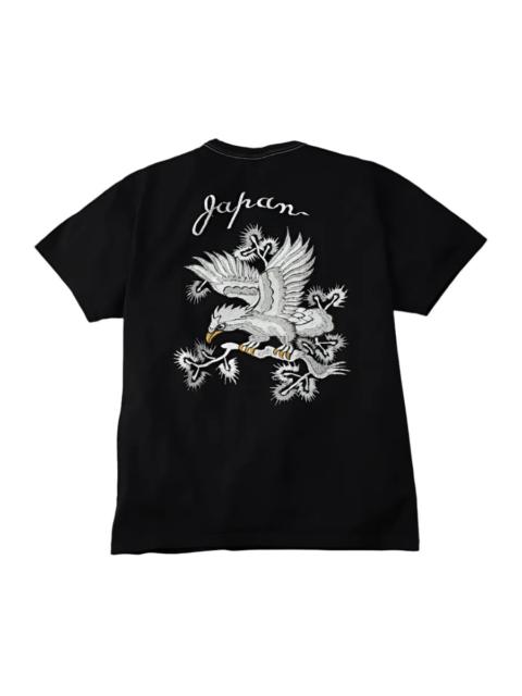 THE FLAT HEAD FN-THC-202-054SP Special T-Shirt Eagle Black
